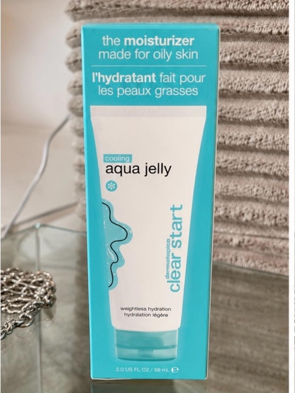 dermalogica Clear Start Aqua Jelly Moisturizer - Blue and White